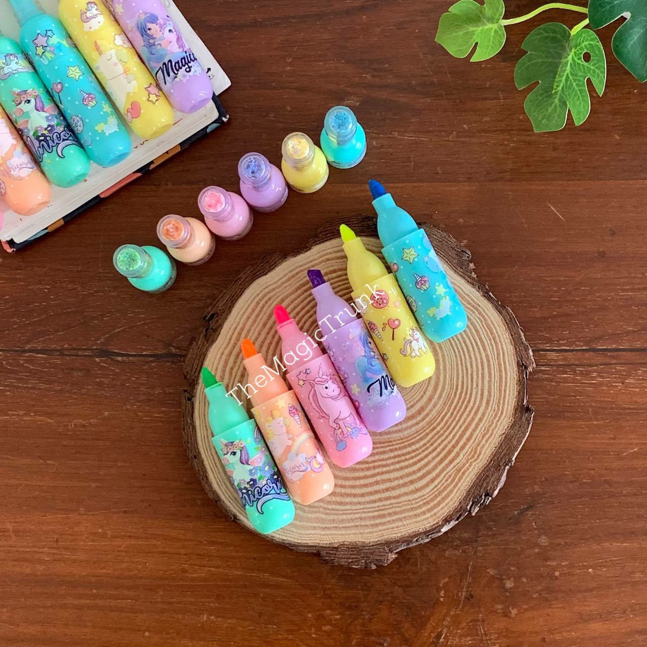 Unicorn Confetti Highlighter Set ( 6 pcs )